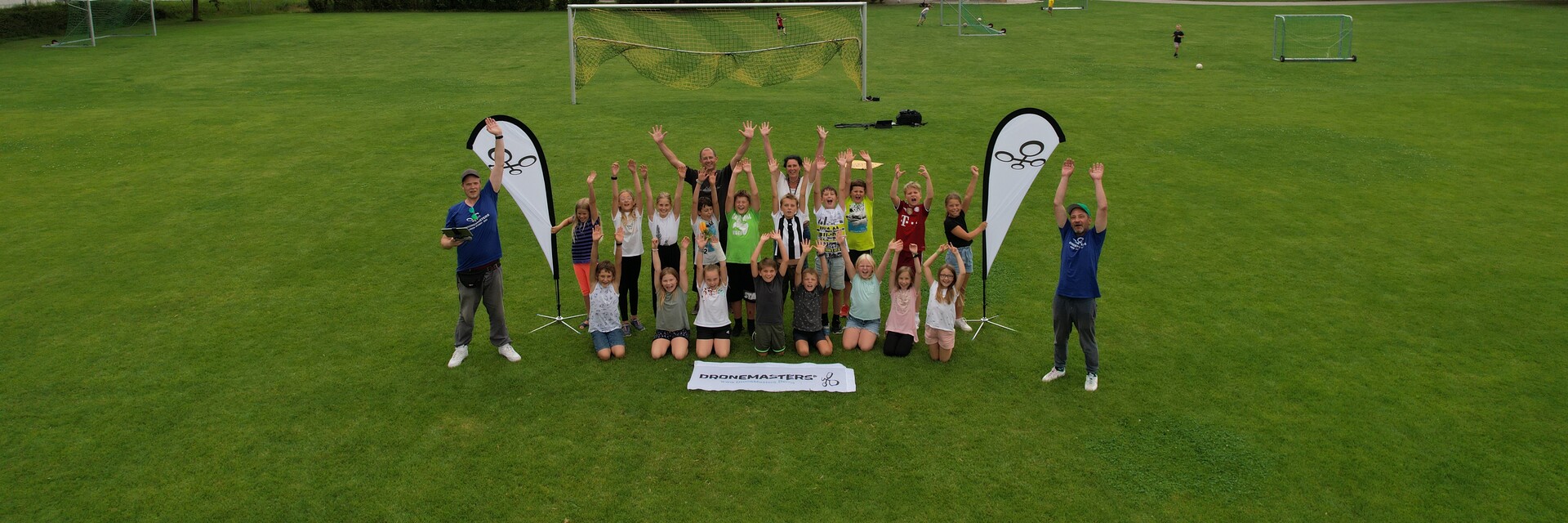 DroneMasters Academy Zukunftsflieger aerial view Final photo after a Vertical Experience Day